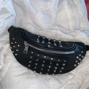 Studded fanny pack